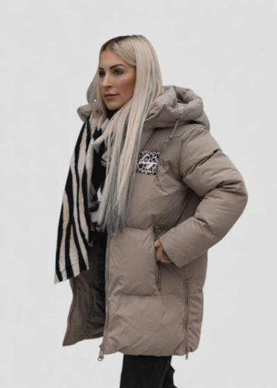 Parka Mid Puffer Concrete