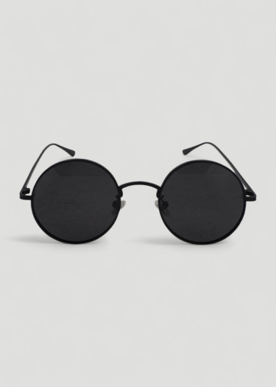 Sunglasses Round Black