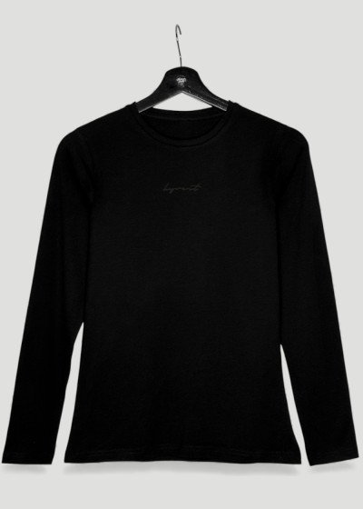Longsleeve Basic BLK