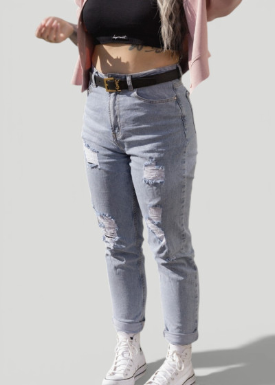 Mom Jeans Light Blue