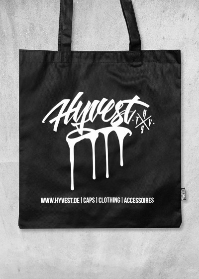 Stoff Shopper Drippin Black