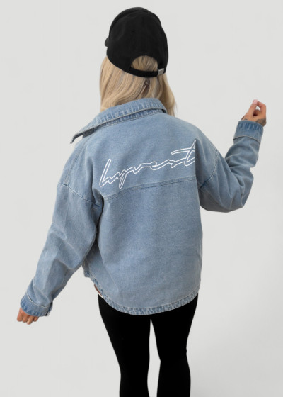 Oversized Jeansjacket Soft Blue